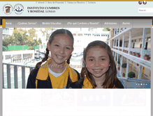 Tablet Screenshot of cumbreslomas.com